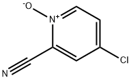 2-Pyridinecarbonitrile, 4-chloro-, 1-oxide Structure