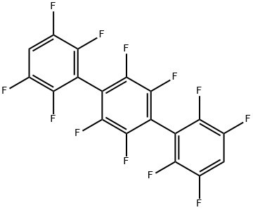 1,1':4',1''-Terphenyl, 2,2',2'',3,3',3'',5,5',5'',6,6',6''-dodecafluoro- (9CI) Struktur