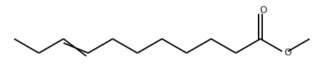 8-ウンデセン酸メチル 化学構造式
