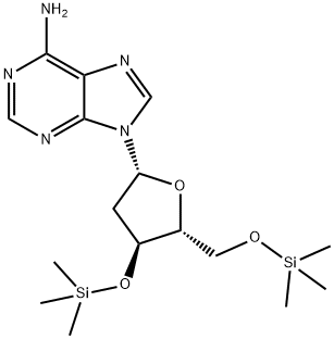 Adenosine, 2'-deoxy-3',5'-bis-O-(trimethylsilyl)-