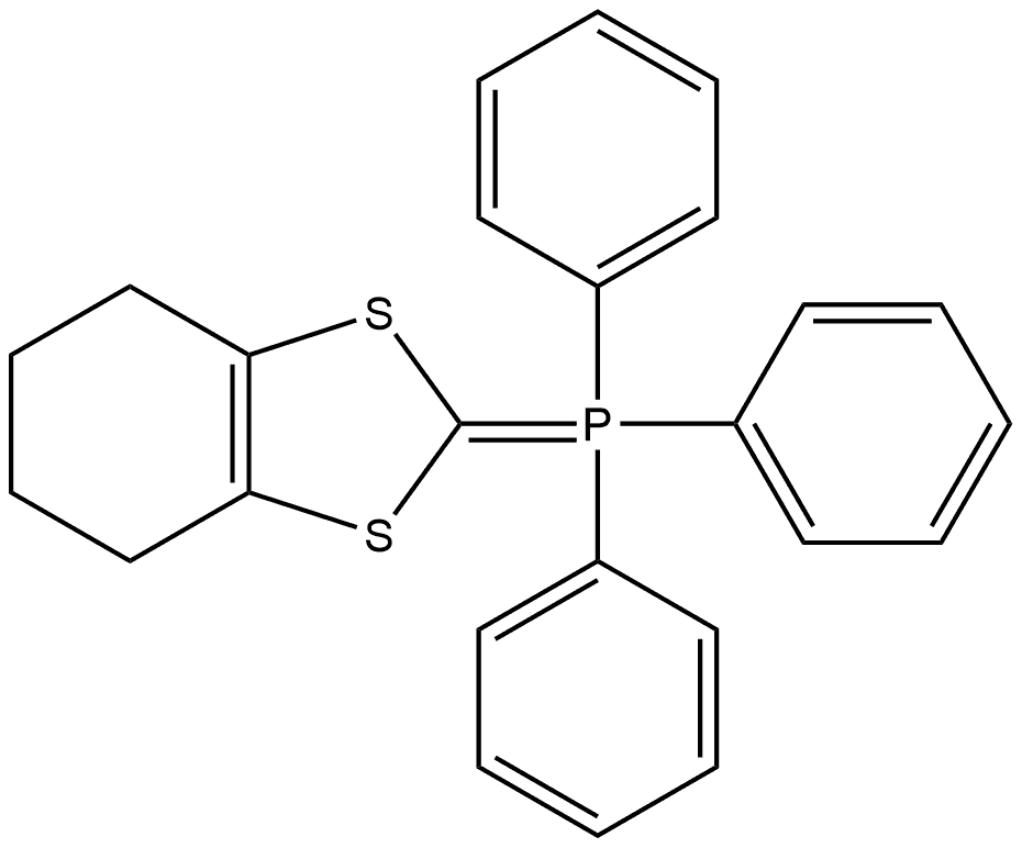 Phosphorane, triphenyl(4,5,6,7-tetrahydro-1,3-benzodithiol-2-ylidene)-
