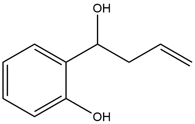 Benzenemethanol, 2-hydroxy-α-2-propen-1-yl- Structure