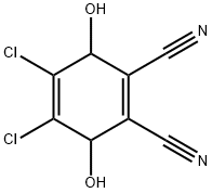 4,5-Dichloro-3,6-dihydroxy-1,4-cyclohexadiene-1,2-dicarbonitrile Structure