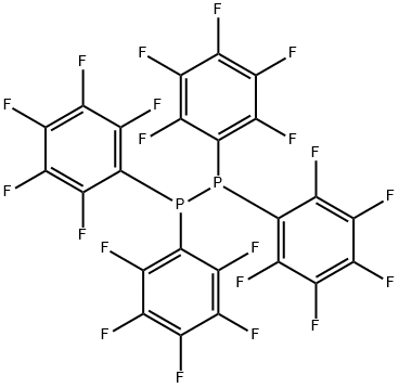 Tetrakis(pentafluorophenyl)diphosphine 结构式