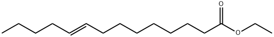 9反-肉豆蔻烯酸乙酯 结构式