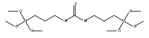 N,N'-二(3-三甲氧基硅丙基)硫脲 结构式