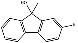 2-溴-9-甲基-9H-芴-9-醇, 713131-50-1, 结构式