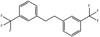 Benzene, 1,1'-(1,2-ethanediyl)bis[3-(trifluoromethyl)- Struktur