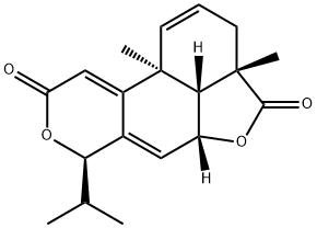 (3aS)-3,3a,5aβ,7,10b,10cβ-Hexahydro-3a,10bα-dimethyl-7β-(1-methylethyl)-4H,9H-furo[2',3',4':4,5]naphtho[2,1-c]pyran-4,9-dione Structure