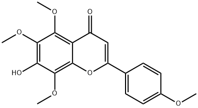 4H-1-Benzopyran-4-one, 7-hydroxy-5,6,8-trimethoxy-2-(4-methoxyphenyl)-