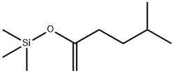 Silane, trimethyl[(4-methyl-1-methylenepentyl)oxy]- Structure