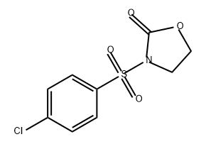2-Oxazolidinone, 3-[(4-chlorophenyl)sulfonyl]- Struktur