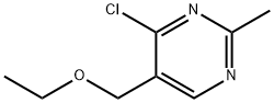 Pyrimidine, 4-chloro-5-(ethoxymethyl)-2-methyl- 结构式