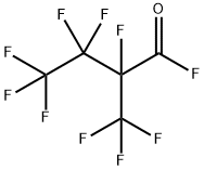 Butanoyl fluoride, 2,3,3,4,4,4-hexafluoro-2-(trifluoromethyl)- Structure