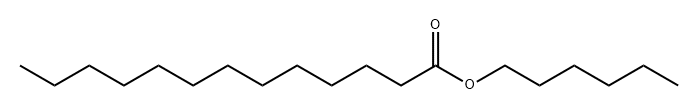 Tridecanoic acid hexyl ester Structure