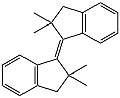 1H-Indene, 1-(2,3-dihydro-2,2-dimethyl-1H-inden-1-ylidene)-2,3-dihydro-2,2-dimethyl-, (1E)- Structure