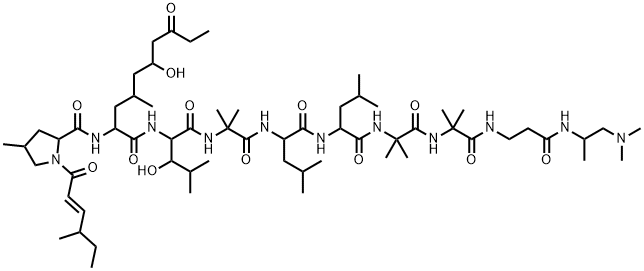 ロイシノスタチンA 化学構造式