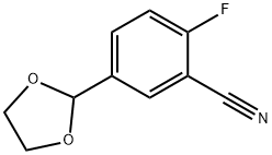 Benzonitrile, 5-(1,3-dioxolan-2-yl)-2-fluoro-