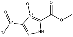 1H-1,2,4-Triazole-5-carboxylicacid,3-nitro-,methylester,4-oxide(9CI) 结构式