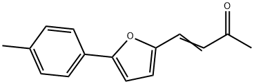 4-[5-(4-Methylphenyl)-2-furanyl]-3-buten-2-one Structure