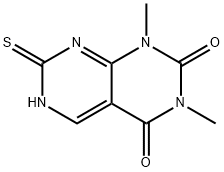 Pyrimido[4,?5-?d]?pyrimidine-?2,?4(1H,?3H)?-?dione, 6,?7-?dihydro-?1,?3-?dimethyl-?7-?thioxo- Struktur