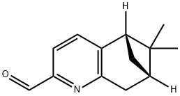 5,?7-?Methanoquinoline-?2-?carboxaldehyde, 5,?6,?7,?8-?tetrahydro-?6,?6-?dimethyl-?, (5S,?7S)?- Structure
