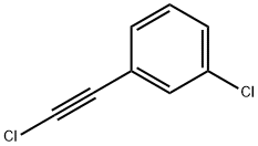 Benzene, 1-chloro-3-(2-chloroethynyl)- Struktur