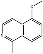 5-甲氧基-1-甲基异喹啉 结构式