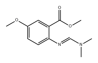 Benzoic acid, 2-[(E)-[(dimethylamino)methylene]amino]-5-methoxy-, methyl ester