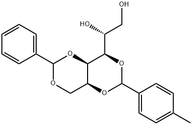 2,4-O-((4-methyl(phenyl)methylene)-1, 3-O-(phenylmethylene)-D-Glucitol Structure