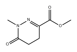 3-Pyridazinecarboxylic acid, 1,4,5,6-tetrahydro-1-methyl-6-oxo-, methyl ester Structure