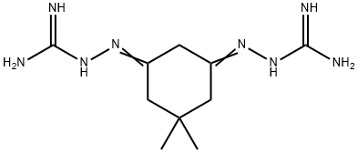 2,2'-(5,5-Dimethyl-1,3-cyclohexanediylidene)bis(hydrazinecarbimide amide) 结构式