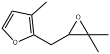 (epoxymethylbutyl)-methylfuran,2-(2’,3’-epoxy-3’-methylbutyl)-3-methylfuran Struktur