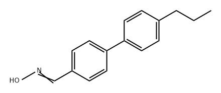 [1,1'-Biphenyl]-4-carboxaldehyde, 4'-propyl-, oxime Structure