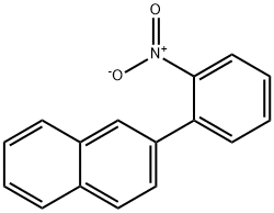 Naphthalene, 2-(2-nitrophenyl)- Structure