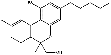 8 beta-hydroxymethyl-delta(1)-tetrahydrocannabinol 结构式