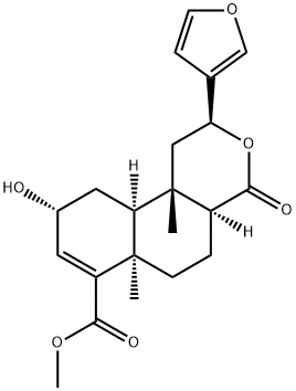 (2S)-2β-(3-Furyl)-9α-hydroxy-6aα,10bβ-dimethyl-4-oxo-1,4,4aα,5,6,6a,9,10,10aα,10b-decahydro-2H-naphtho[2,1-c]pyran-7-carboxylic acid methyl ester|金果榄杂质