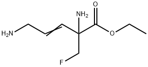 2-(fluoromethyl)dehydroornithine ethyl ester Structure