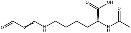N(alpha)-acetyl-epsilon-(2-propenal)lysine Structure