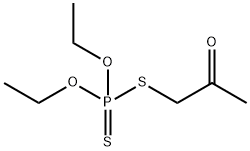 Dithiophosphoric acid O,O-diethyl S-acetonyl ester 结构式