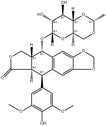 ALPHA-依托泊苷, 100007-53-2, 结构式