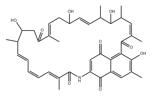 30-デクロロナフトマイシンA 化学構造式