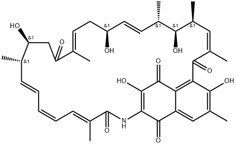 30-デクロロ-30-ヒドロキシナフトマイシンA 化学構造式