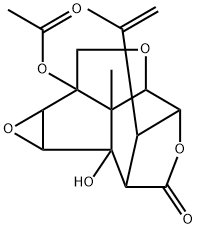 13-O-Acetylcorianin Struktur