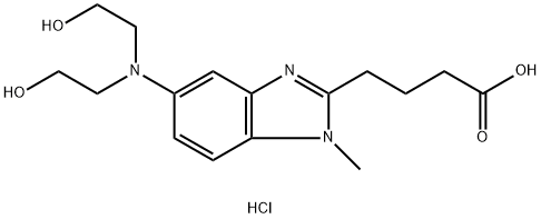 二羟基苯达莫司汀杂质 结构式