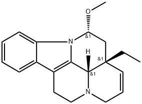 16-O-METHYL-14,15-DIDEHYDROISOVINCANOL 结构式