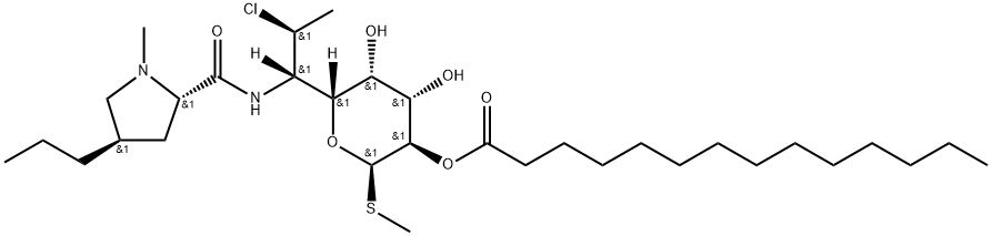 ミリスチン酸クリンダマイシン 化学構造式