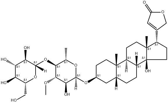 17alpha-Thevebioside Struktur