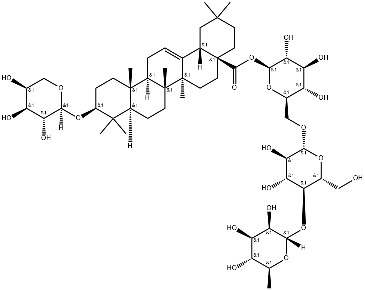 Ciwujianoside C3 Structure