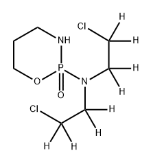 环磷酰胺-D8 结构式